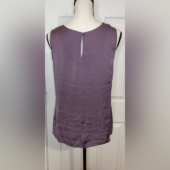 Violet & Claire Sleeveless Top Blouse Shirt Heather/Dusty Purple Medium - Picture 2 of 4